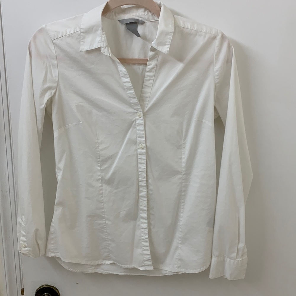White button down shirt